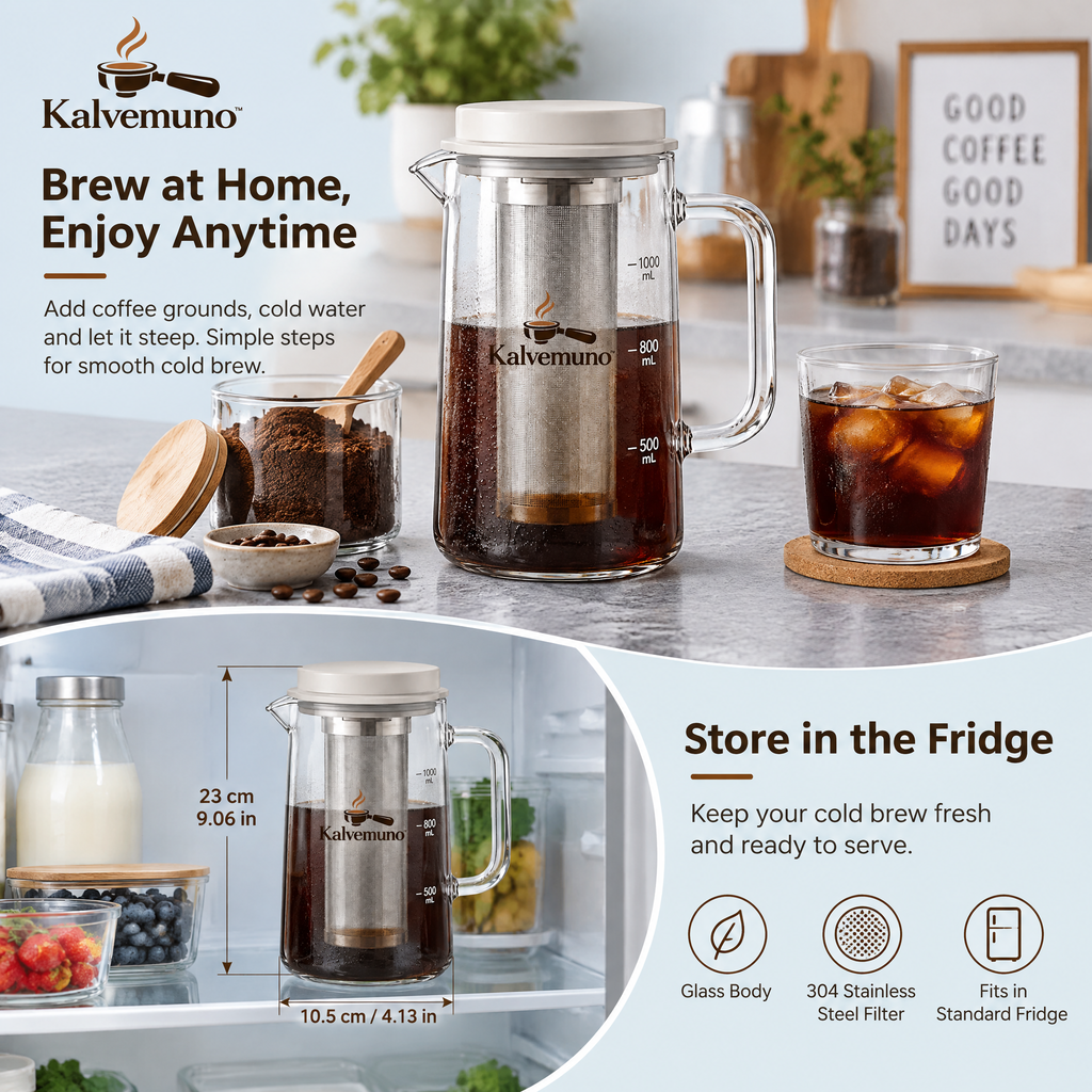 Kalvemuno™ – Cold Brew Coffee Maker