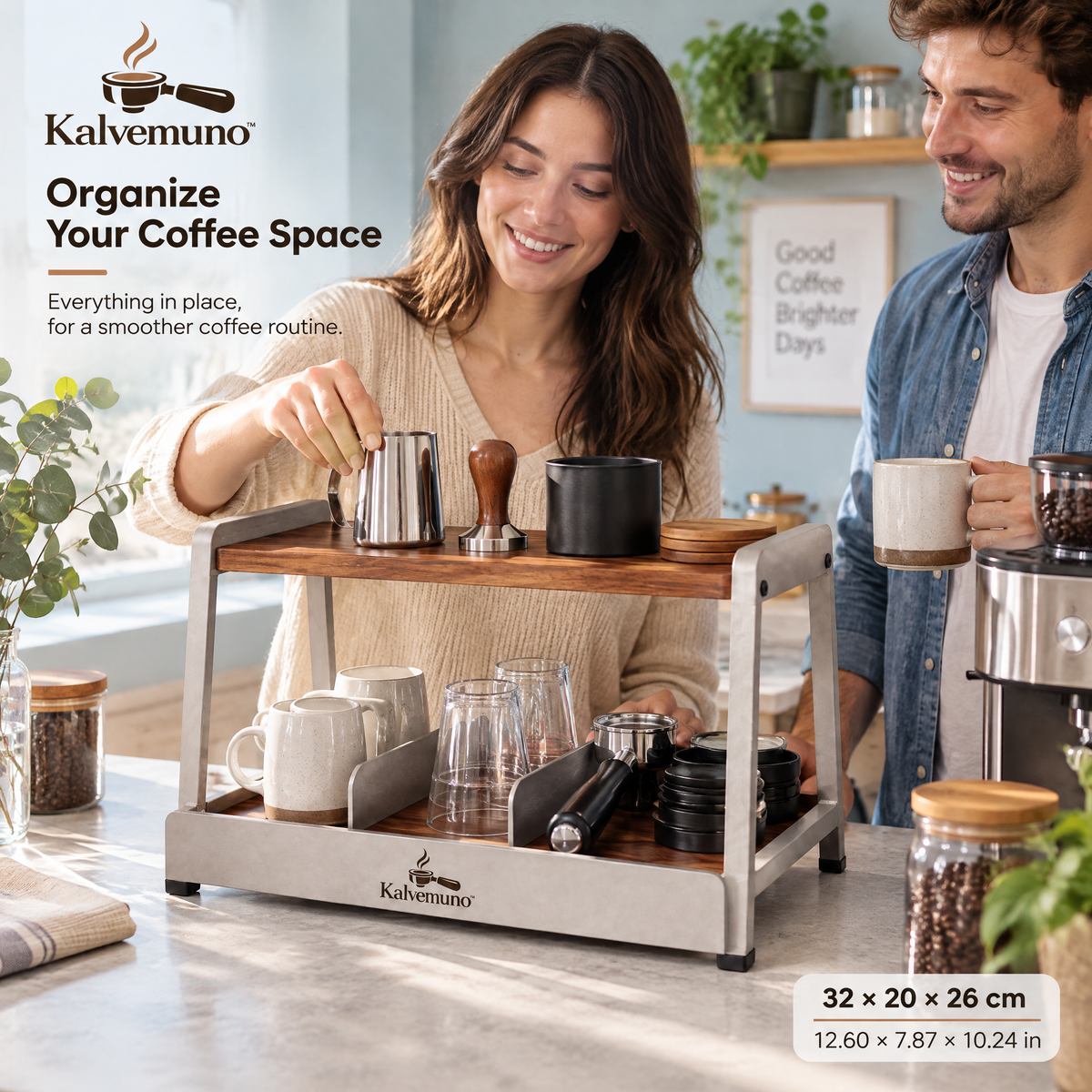 Kalvemuno™ – Coffee Brewing Station Organizer