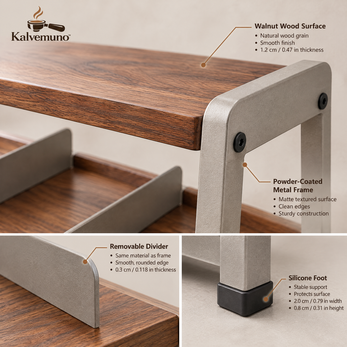 Kalvemuno™ – Coffee Brewing Station Organizer
