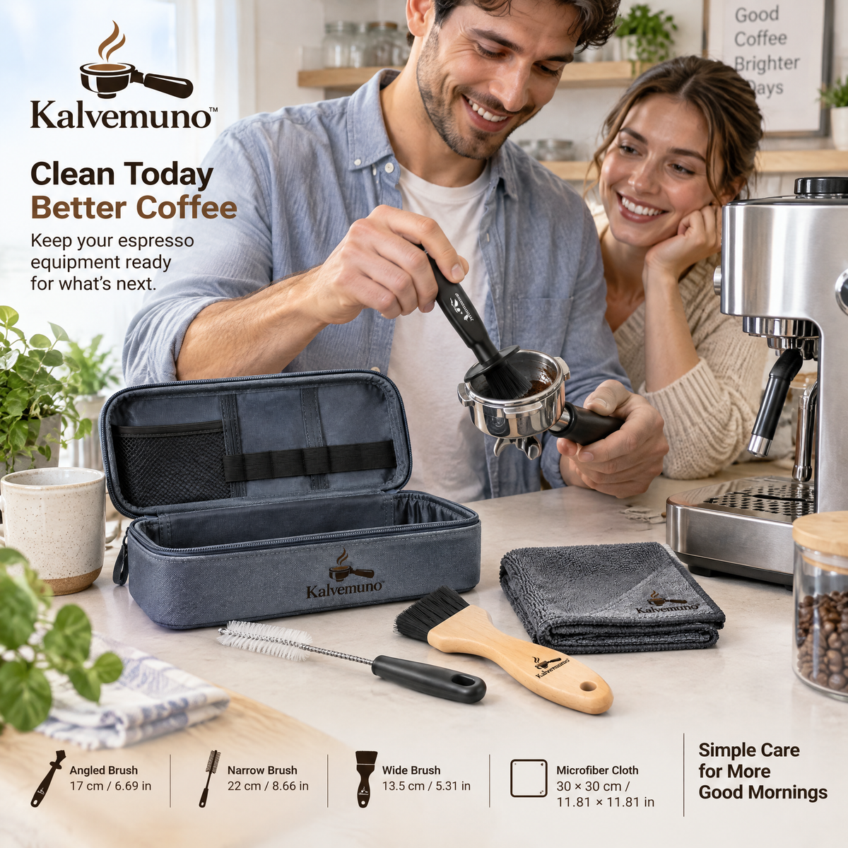 Kalvemuno™ – Espresso Machine Cleaning Kit