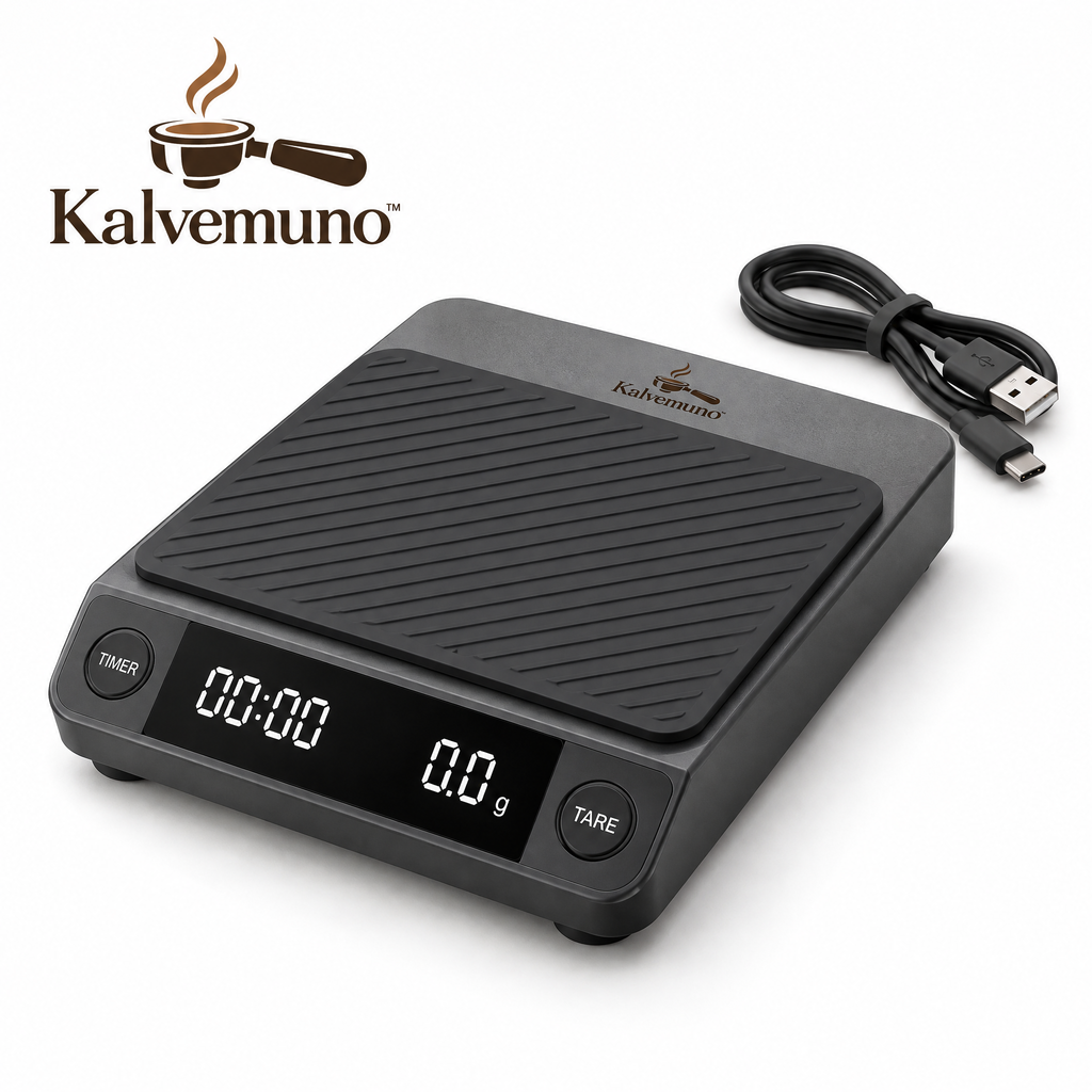 Kalvemuno™ – Digital Coffee Brewing Scale