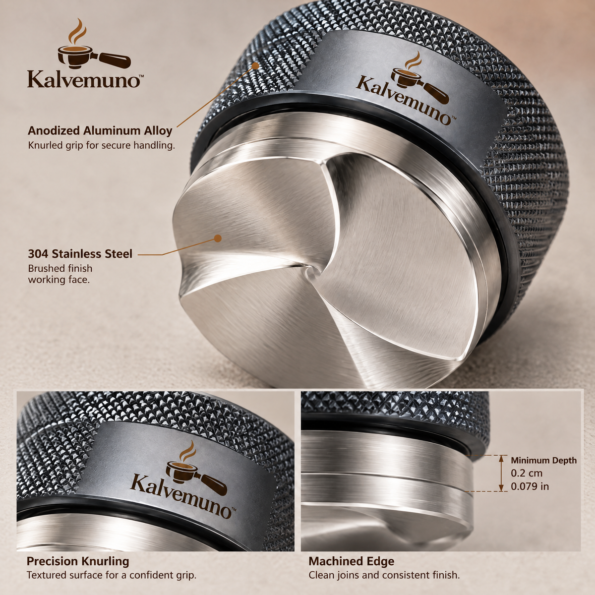 Kalvemuno™ – Espresso Distribution Tool