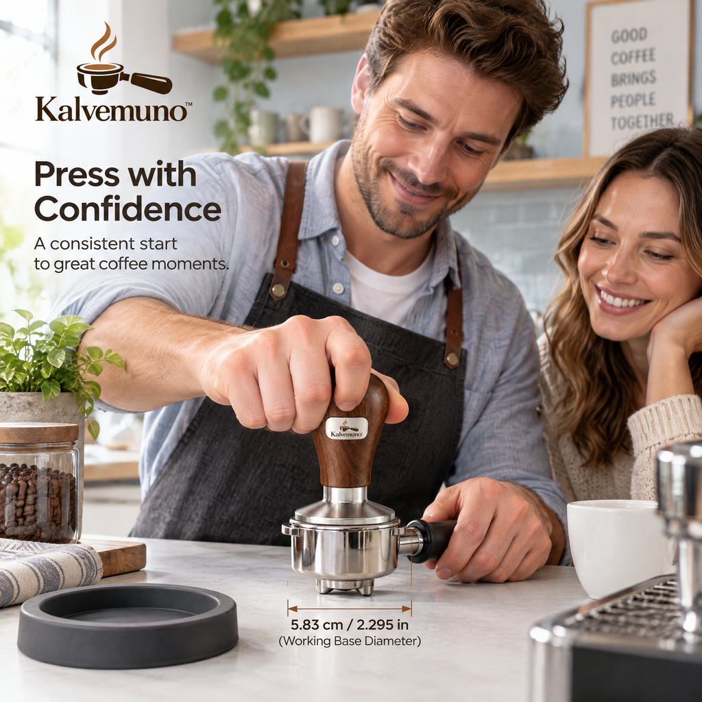 Kalvemuno™ – Precision Espresso Tamper