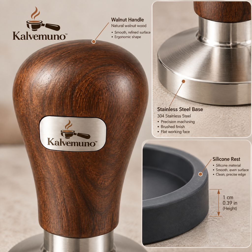 Kalvemuno™ – Precision Espresso Tamper