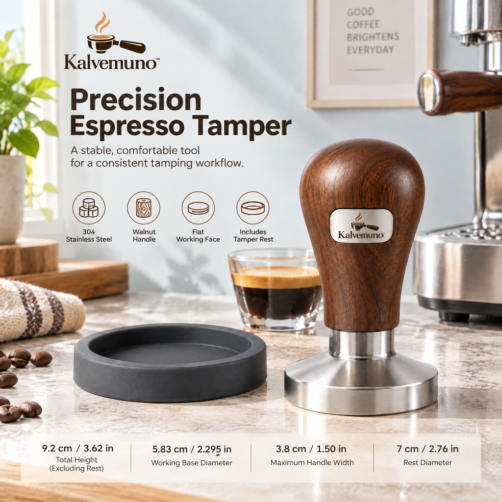 Kalvemuno™ – Precision Espresso Tamper
