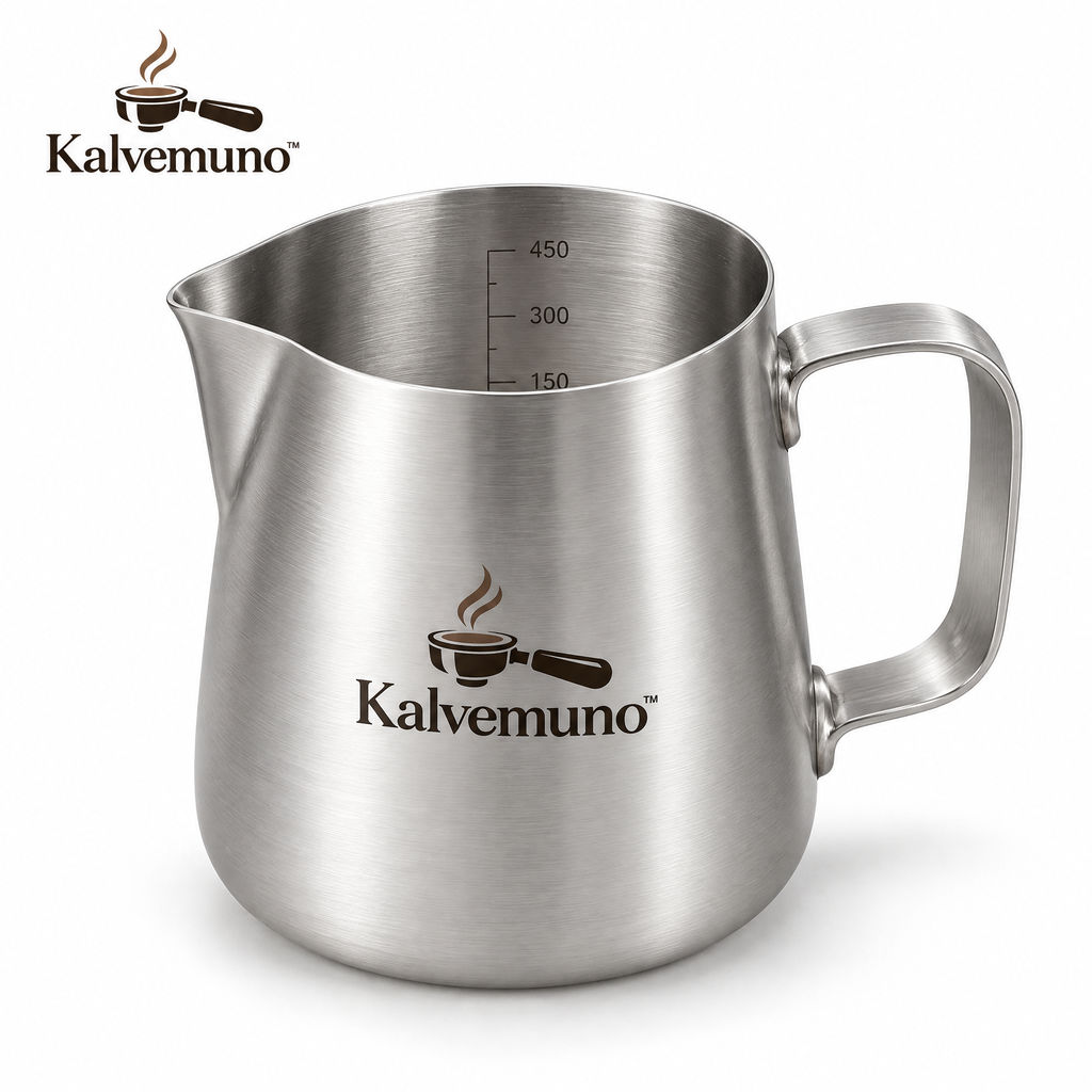 Kalvemuno™ – Stainless Steel Milk Frothing Pitcher